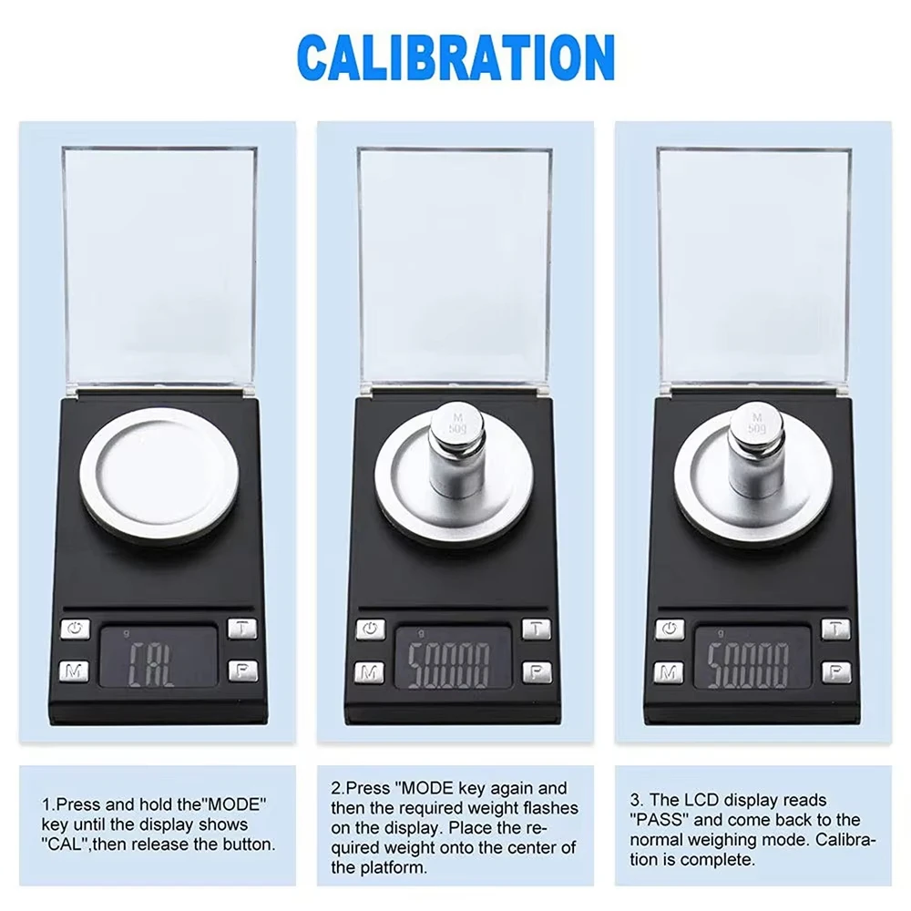 100g Mini Electronic Scale 0.001g Suitable for High Precise Siamond Gold Milligram Jewelry Scale