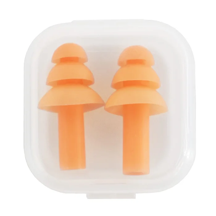 32dB Reusable Soft Silicone Ear Plugs  Noise with Box
