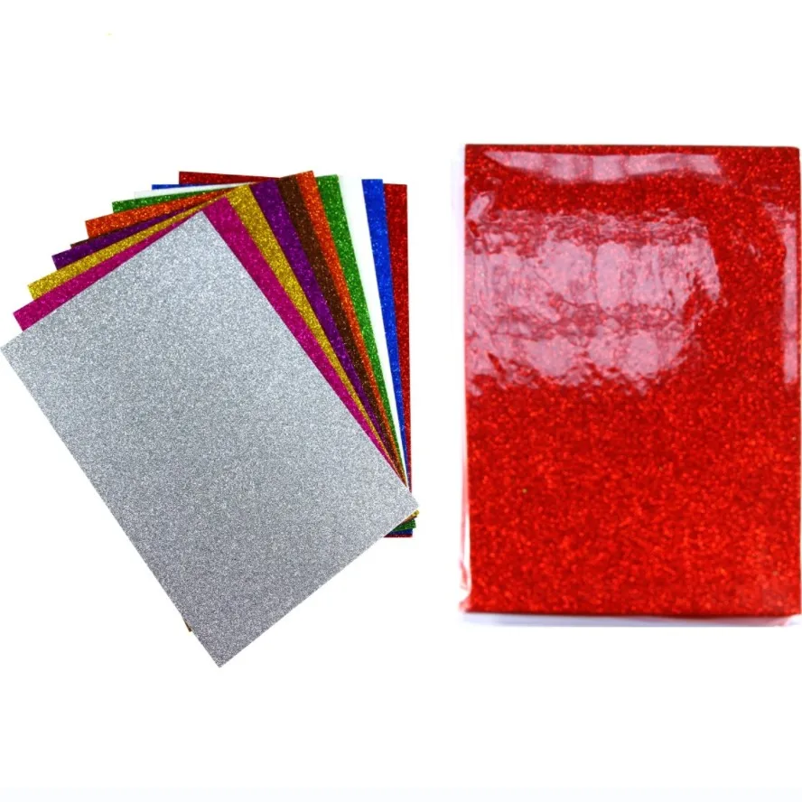 Personalized bulk glitter eva foam for kids DIY
