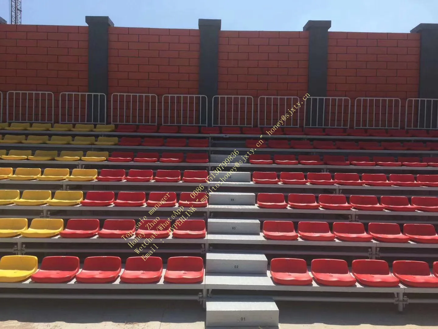Wholesale Outdoor High Elastic Sublimation Team Logos Reserved VIP Club Seat Cover Cheap Polyester Stadium Seat Cover