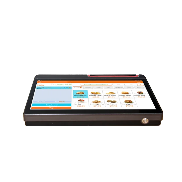 12.5 inch/11.6 inch HD 1080P IPS screen capacitive touch Panel pos system machine with 58mm printer for restaurant retail