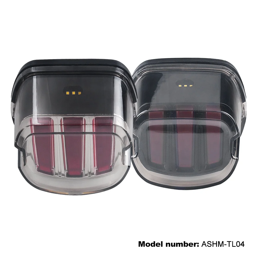 Задний стоп-сигнал поворота мотоцикла 12 В черный и красный