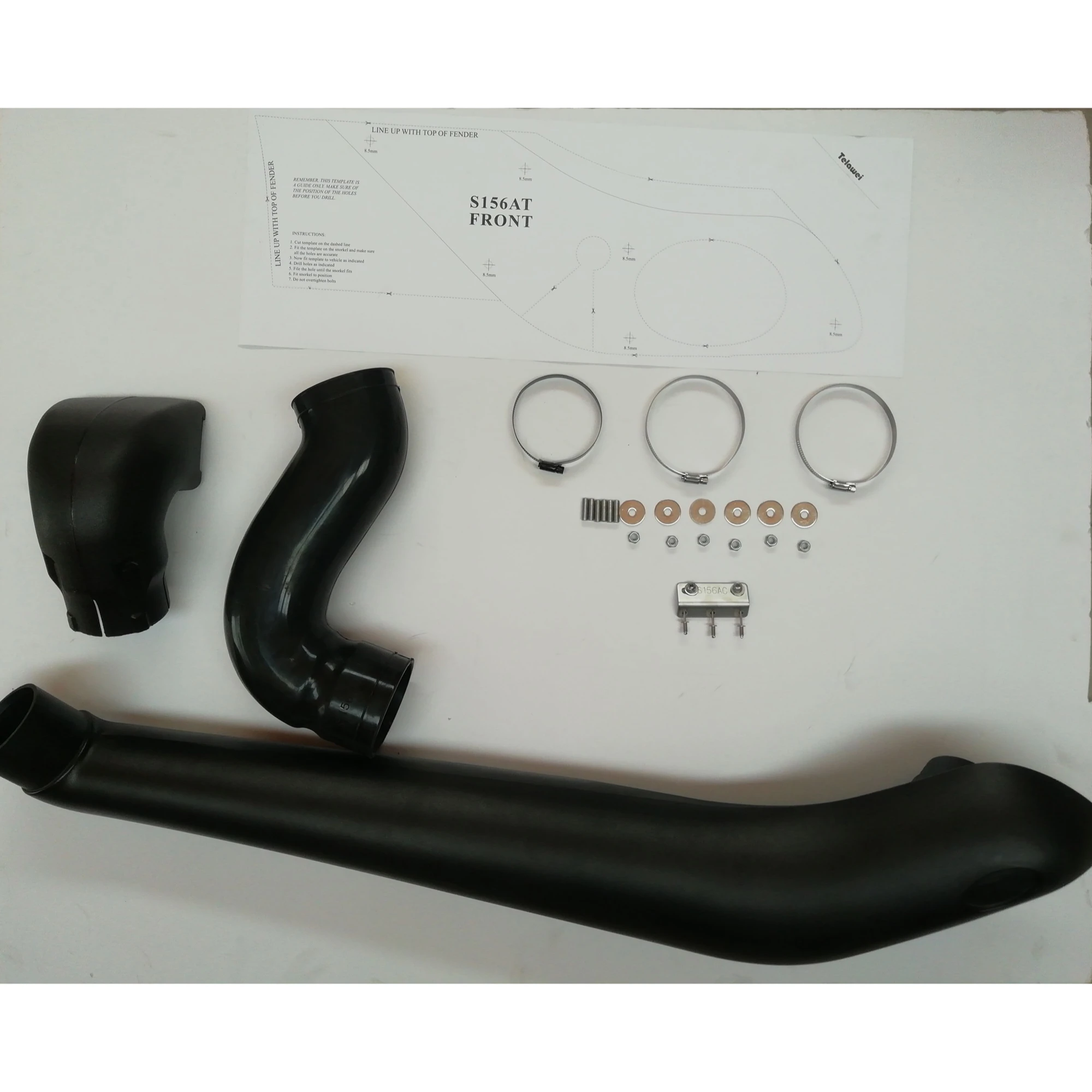 S156A 4x4 snorkel Kit 4WD snorkel accessories for  Fortuner 156 Series