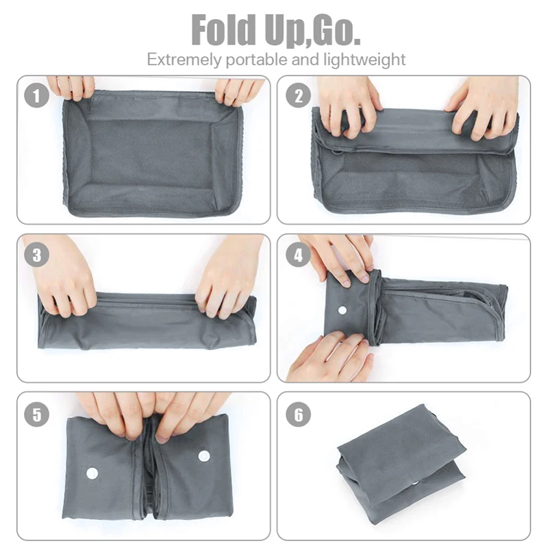 8 Set Packing Cubes Travel Storage Suitcase Packing Set Storage Cases Portable Luggage Packing Organizers for Travel Accessories