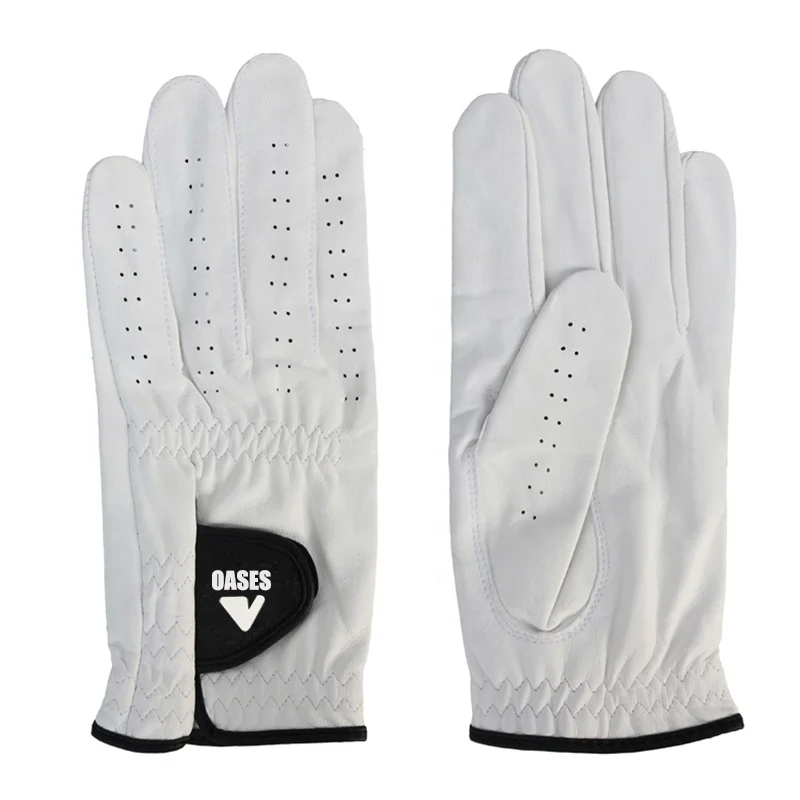 Quality Custom Color Leather Cabretta Golf Gloves for Women