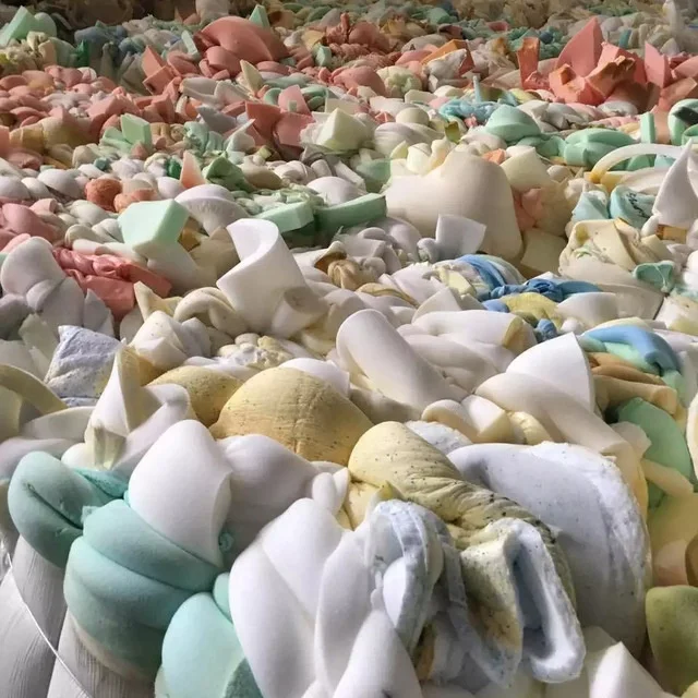 Hot product waste recycling compressed scrap PU sponge foam scrap Waste Foam Scrap