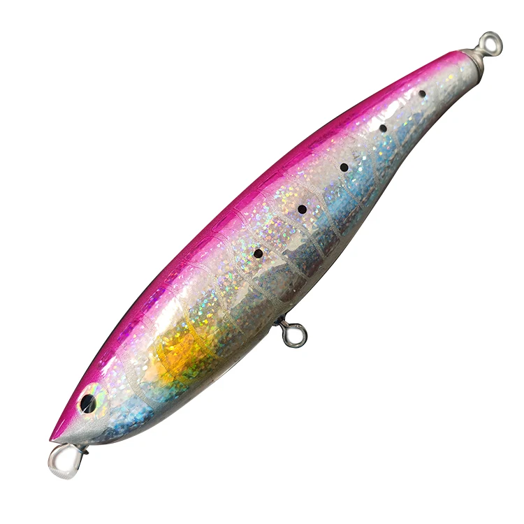 Sinking Tuna GT Fishing Lures Stickbait Sea Timber Wood Fishing Lure