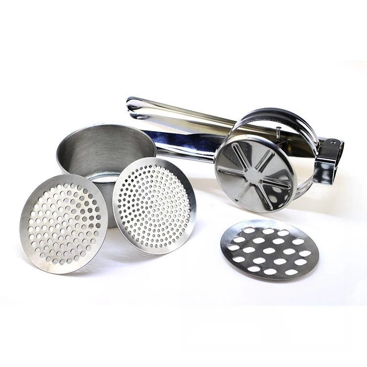 Stainless Steel Manual Masher Potato Ricer Manual Press Ricer for Mashed Potatoes