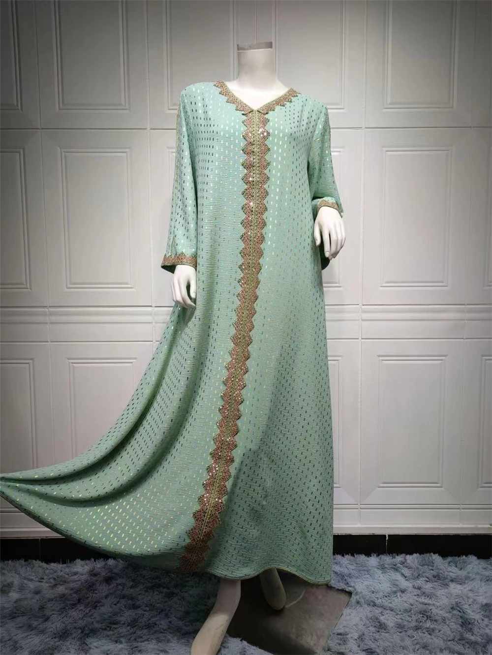J & H 2022 г. оптовая продажа caftan marocain высококачественные мусульманские платья-Абайи вышитые халаты мусульманская