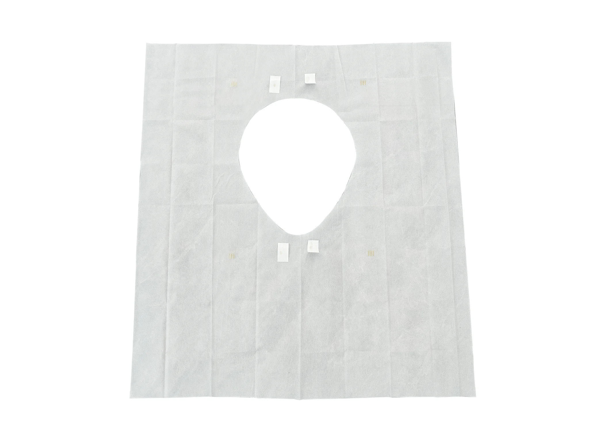 Disposable Non woven toilet seat cover making machine folding machine with easy peel off paper PE toilet cover packing machine