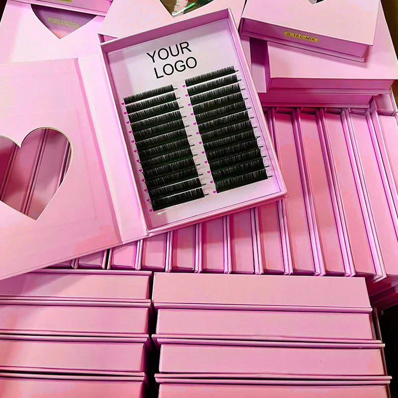 Russian Volume Easy Fanning Cashmere Lash Extension Private Label Mink Individual Eyelash Extension Supplier