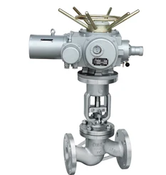 GOST high quality DN200 electric carbon steel motorized cuniform gate valve