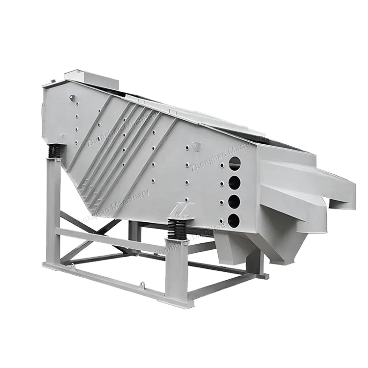Multi Layer Salt Screening Equipment Probability Vibrating Screen Machines for Calcium Carbonate Powder