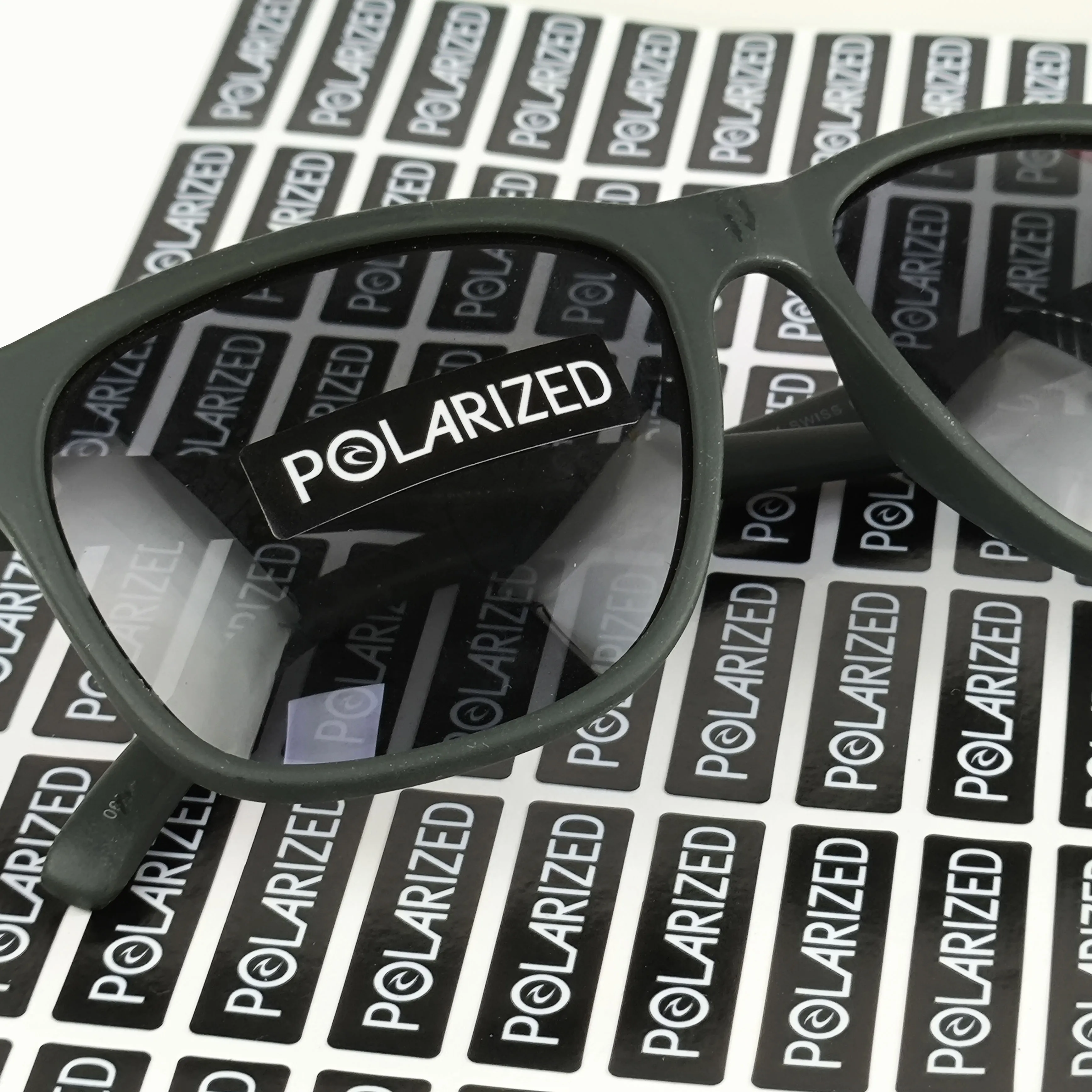 Sunglasses Lens Label  Vinyl Die Cut Stickers