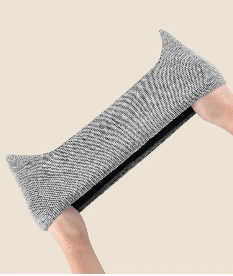 Autumn and winter new letter embroidered ear muffs for outdoor cycling cold proof plush dual-use sleep goggles for adults