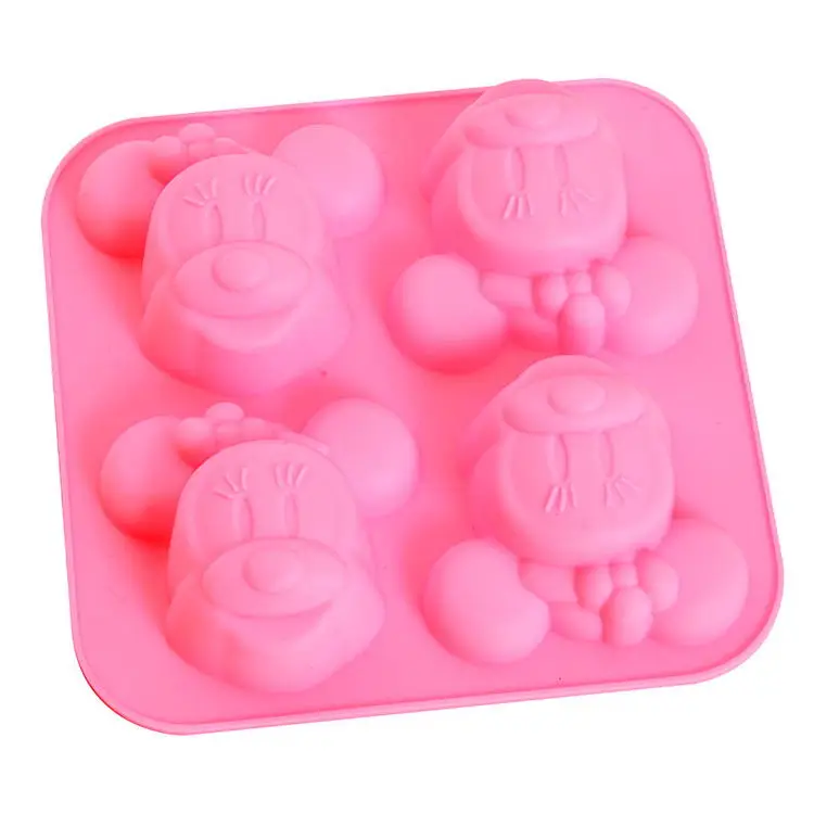 Silicone Chocolate Mold Tray Creative Star/heart/round/square Shaped Ice Cube