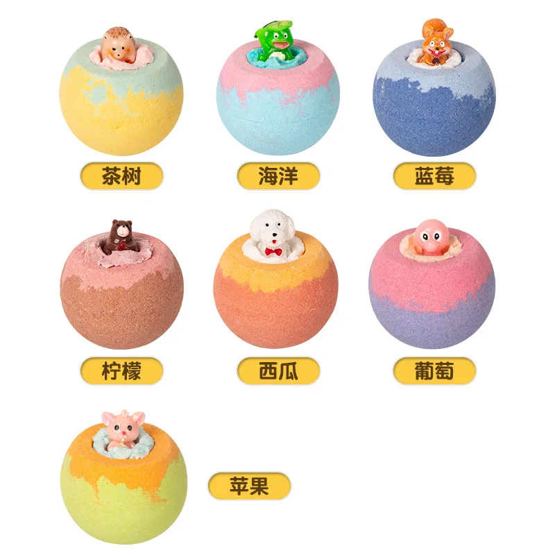 Kids Toy Explosion Fizzi Children Bath Bombs Nourishing Skin Essential Oil Ball Bubble Salt Bath