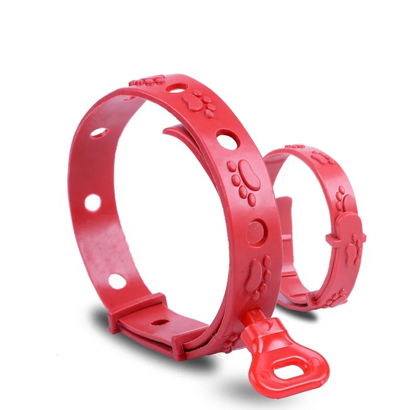 Pet Supplies Flea and Insect Repellent Cat Dog Collars Adjustable Rubber Red 24 Online Service for Small Animals
