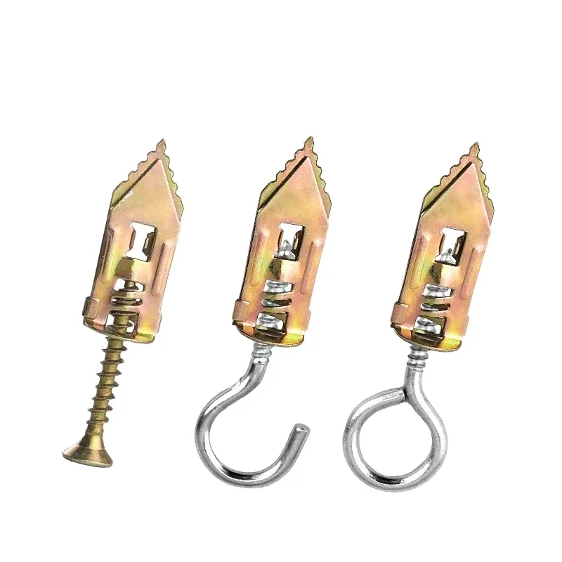 AOJIA New Hammer Drive Fix Screw Drywall Anchor Metal Plug Hammer In Plasterboard Fixings