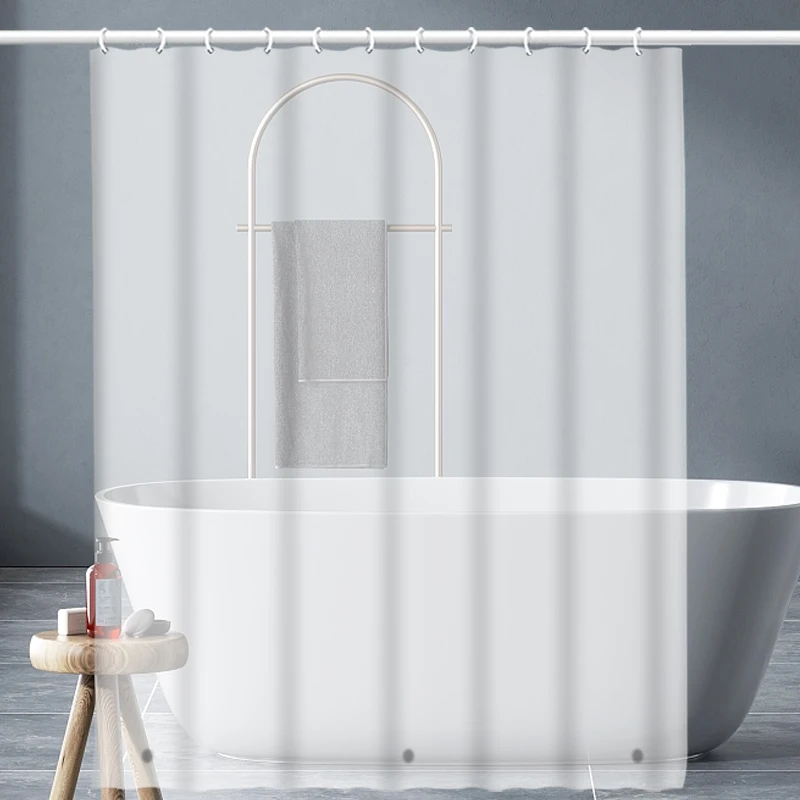 High Quality shower curtain transparent hotel modern bathroom curtain Dingxin Factory Wholesale 180*180cm