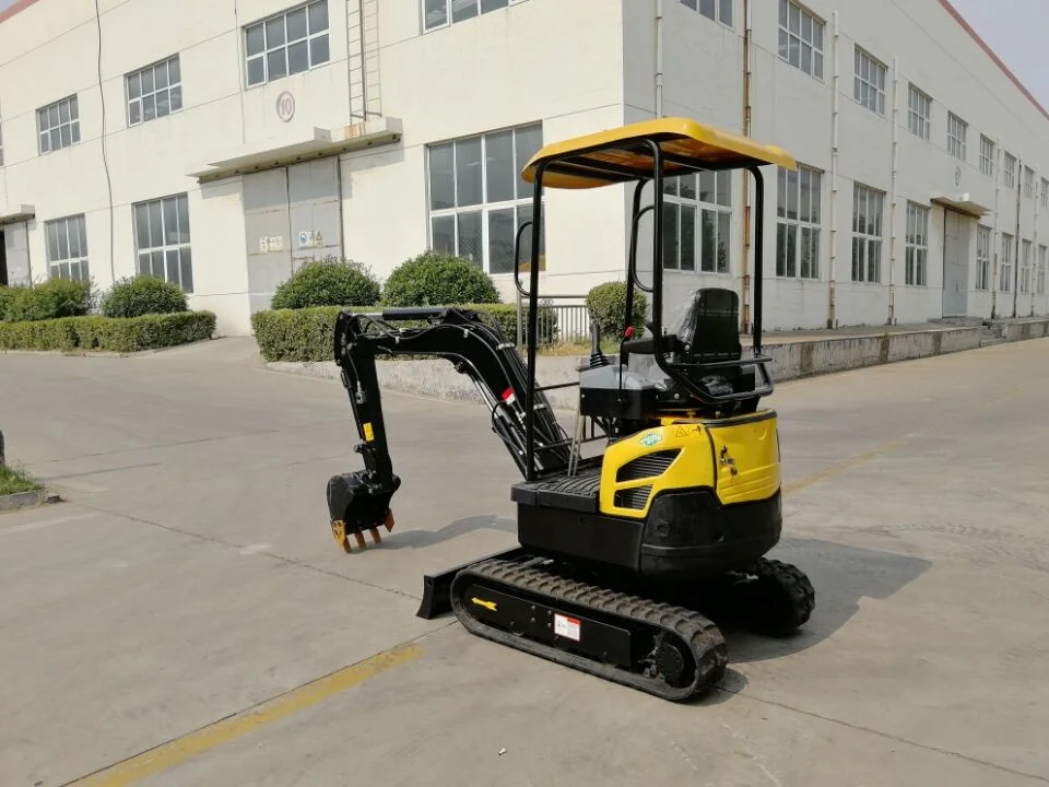 mini track chain excavator 1.8 ton rubber track or steel track