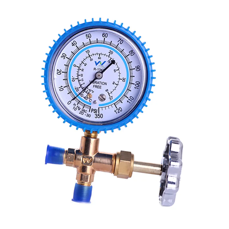 Одноколлекторный набор CT-466 R134 R22 R410 500 PSI одномерный клапан с низким латунным клапаном