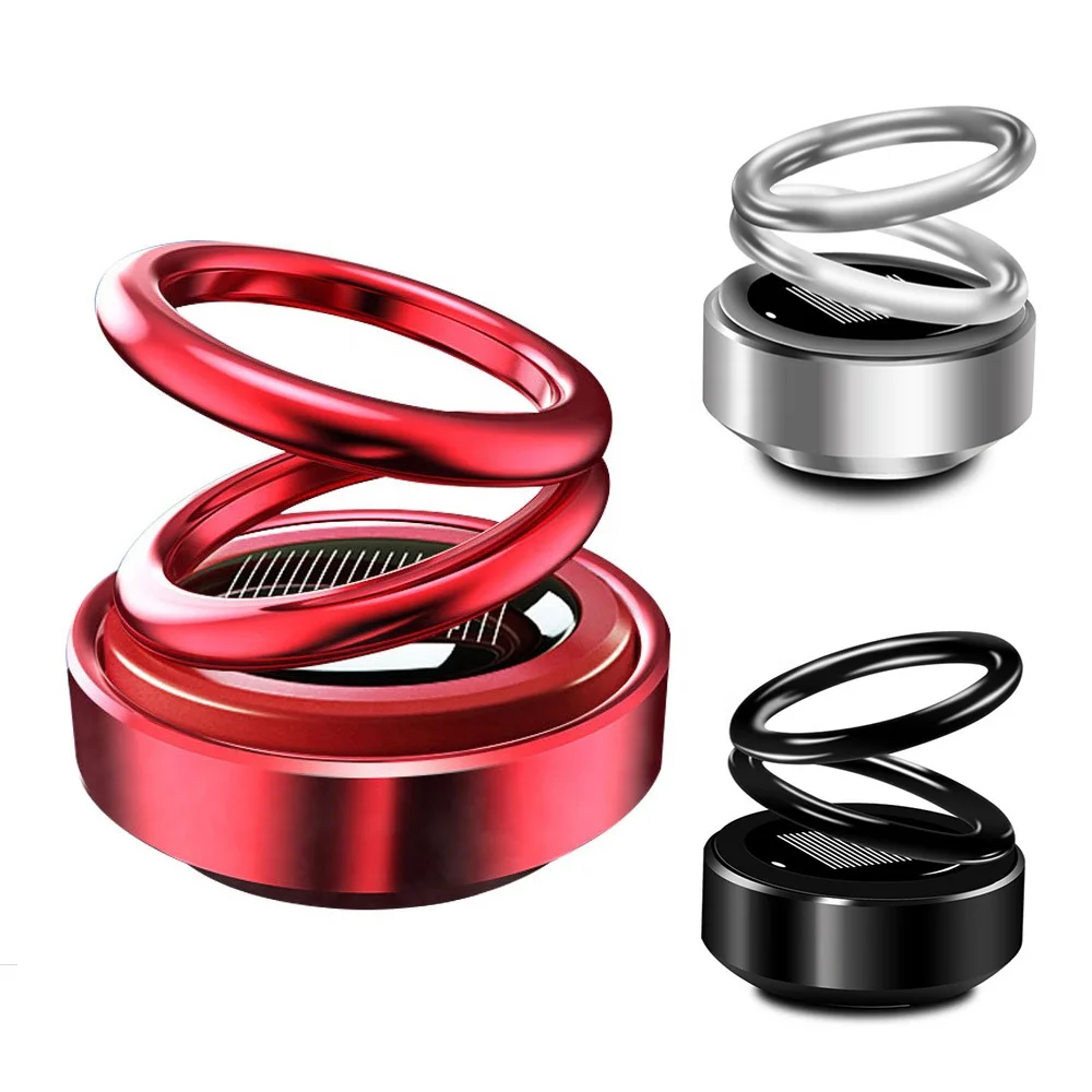 Автомобильный освежитель воздуха вращающийся на солнечной энергии автомобильный диффузор для ароматерапии аксессуары украшения интерьера