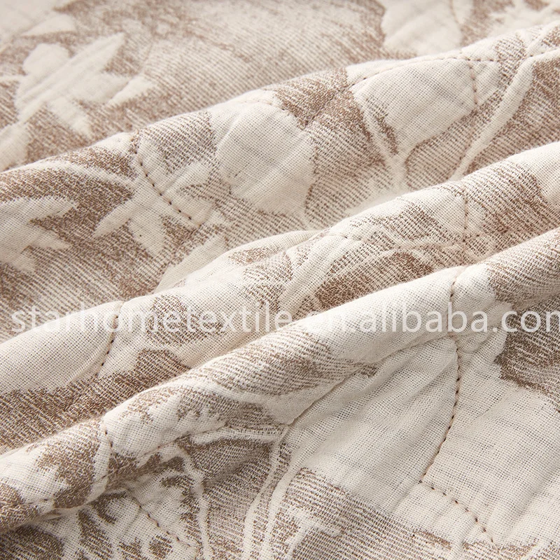 Whole Jacquard Coverlet Luxurious Style for High End Clients Hot Sale Cotton or Polyester Jacquard Bedspread