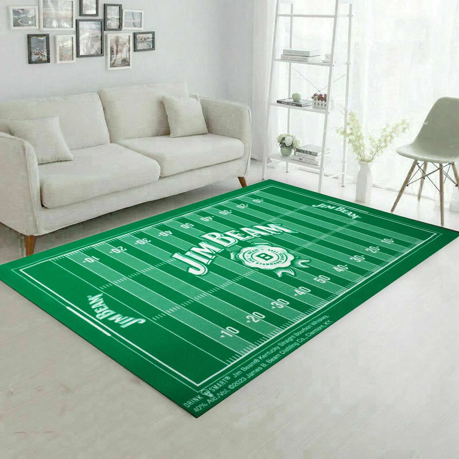 Super Anti Skid Customized Style Indoor Mat for Kids Play Kitchen Natural Latex Floor Mat Nylon Latex 3D Logo Printing Mat