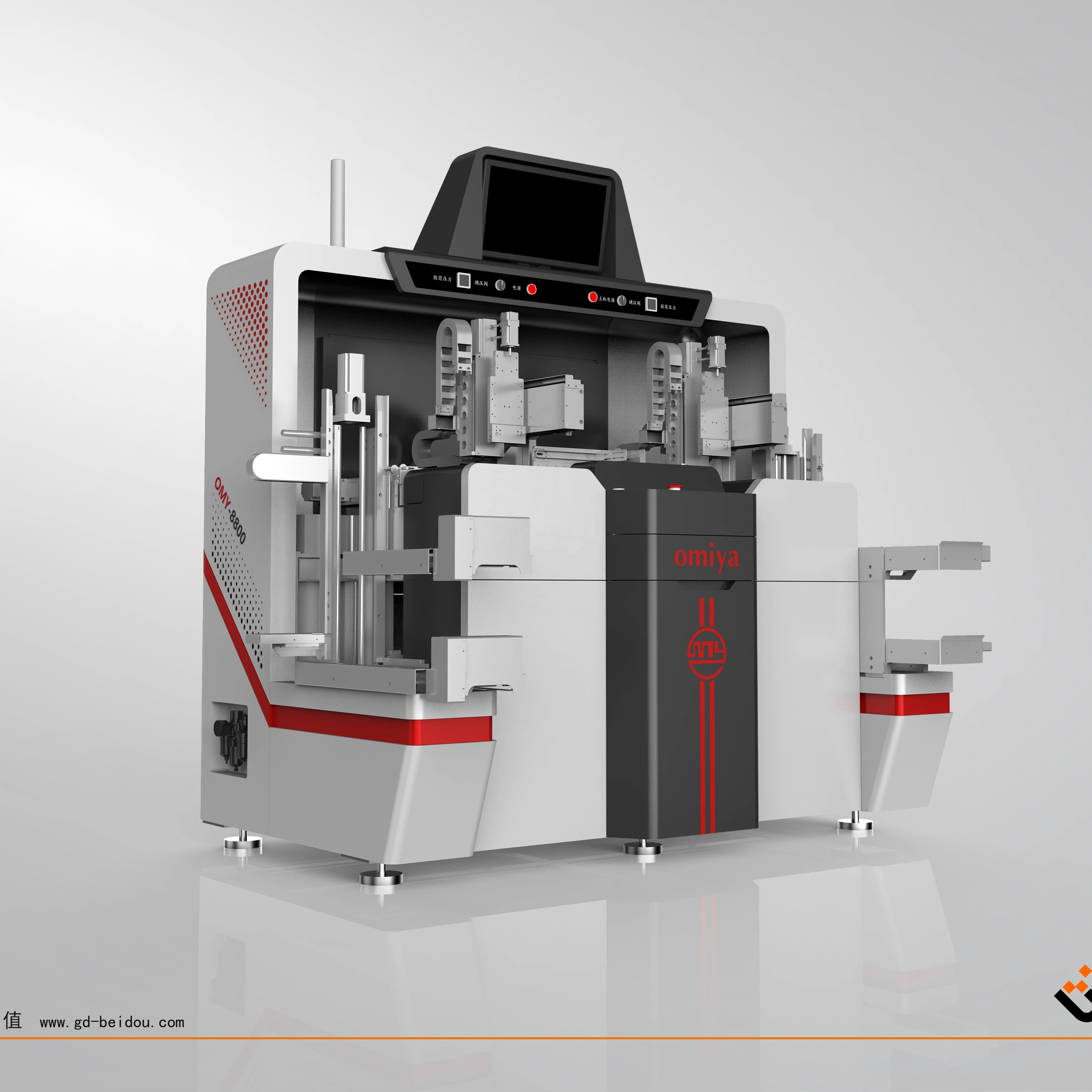 Автоматический вращающийся для распределяющих роботов 4 оси робот распределителя клея высокая эффективность клей машина