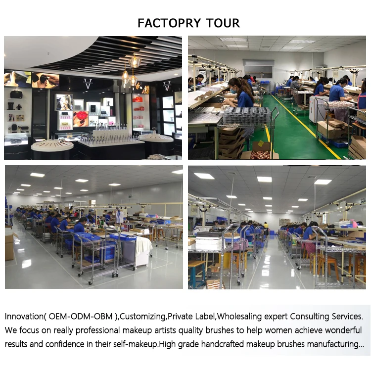 Buy Vonira Factory Cheap Affordable Professional Cosmetic Makeup Brushes Set Synthetic Eye Face Powder Foundation Brushes 13Pcs