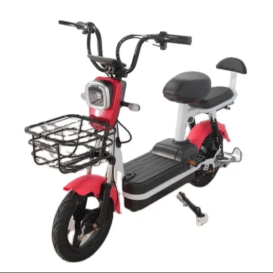 350W 48V20A Electric Bicycles for Adult E bike with Basket Lovely Look Electric Bike New Design Electric Bicycle
