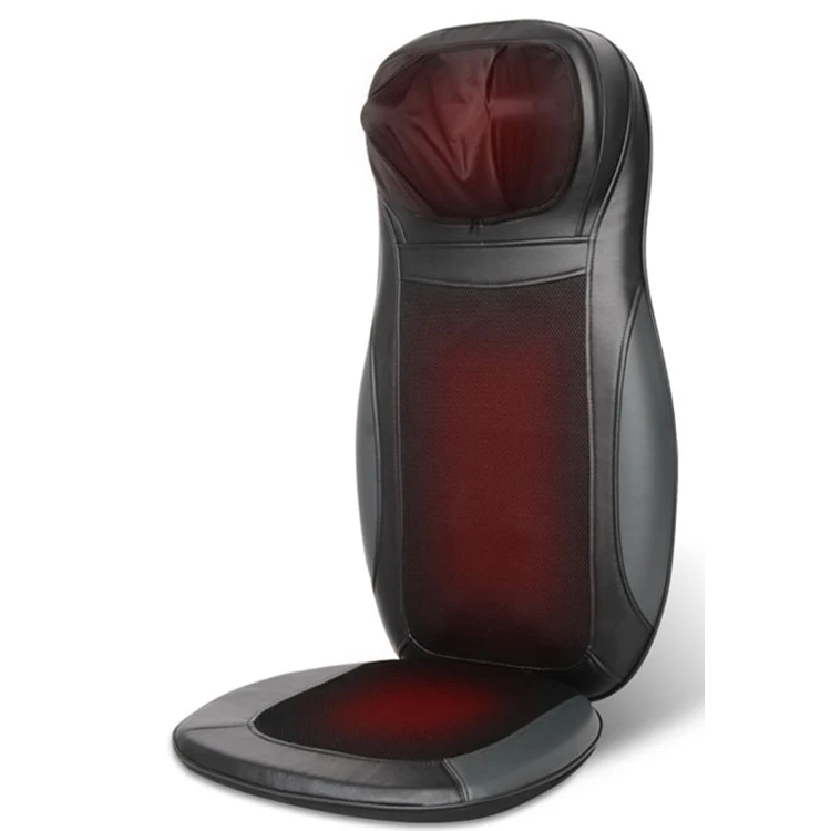 2022 Cojin De Masaje Best Seller Car Seat Neck And Back Pillow Japanese Massage Cushion With Heat Neck And Full Back Pain Relief