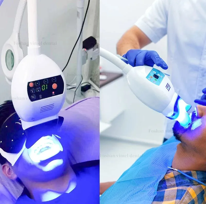 Dental Unit Clip-on Desk Type LED Professional Teeth Whitening Lamp Cold Light Teeth Bleaching Accelerator Machine