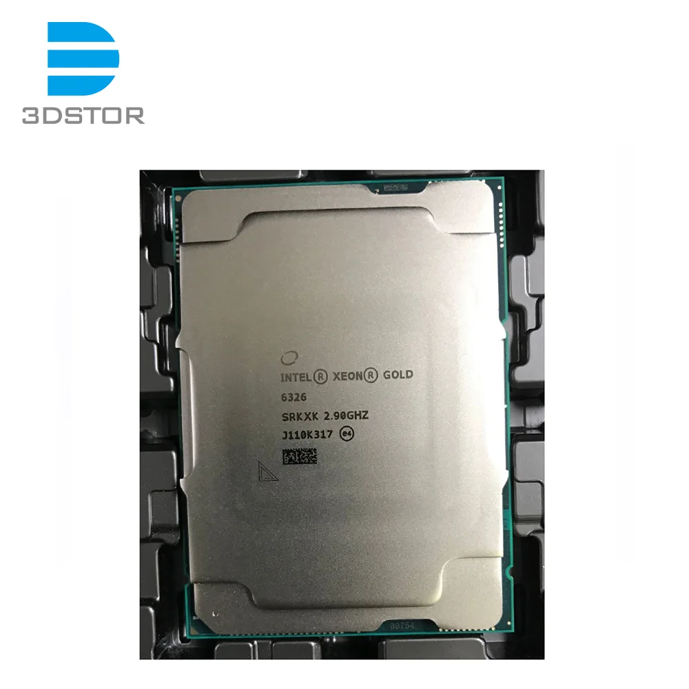 Xeon Gold 6338 6326 4314 4310 Ice Lake 2.9 GHz 24MB L3 Cache LGA 4189 185W Server Processorel Xeon Gold 6326