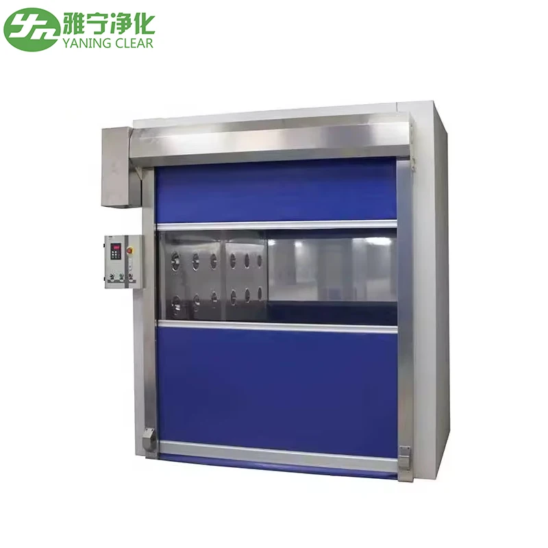 Modular Wall Panel Clean Room and Coldstore room  PVC Fast Rolling Shutter Door Intelligent for Cold Room