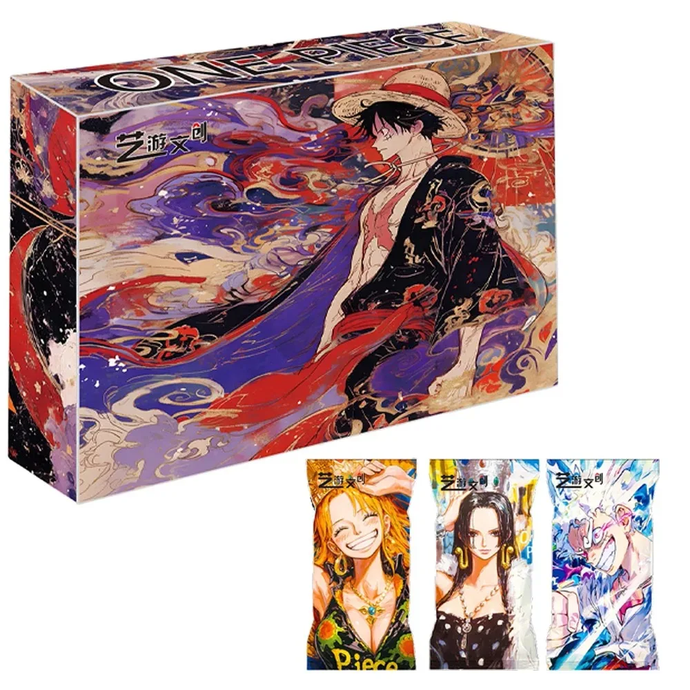 Wholesale One Pieces Collection Card Booster Box TCG CCG Cartoon Anime Figure Luffy Sanji Nami Trading Cards Game Toys for Kids