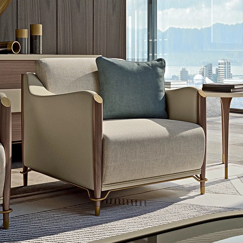 Wooden Sofa Set Sitting Room Furniture Set Living Room Furniture Modern Solid Wood Sofa Luxury Sofa Set Living Room New Design