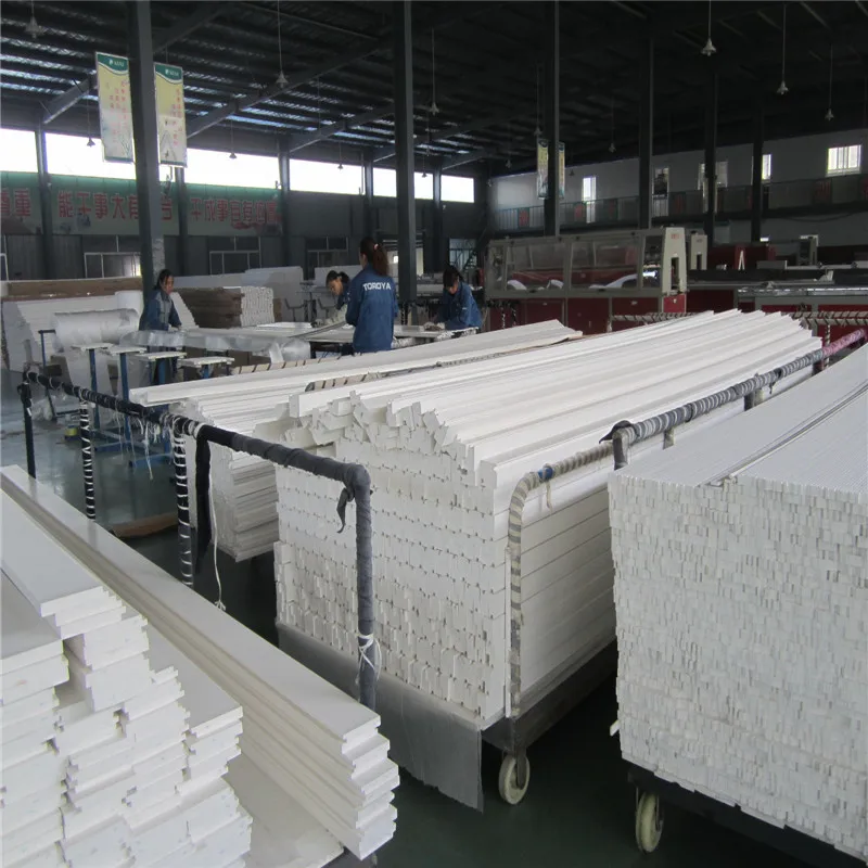 Factory wholesale plastic vinyl  shutter profile pvc shutter door profile