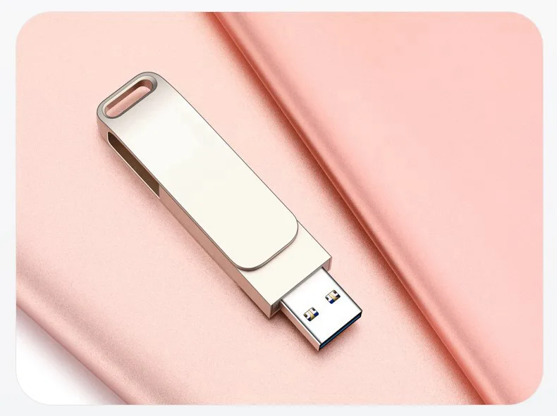 100% Full Capacity USB Flash Drive 3.0 High Speed Metal Swivel Pen Drive Memory Stick With Customized Logo From 64MB to 512GB