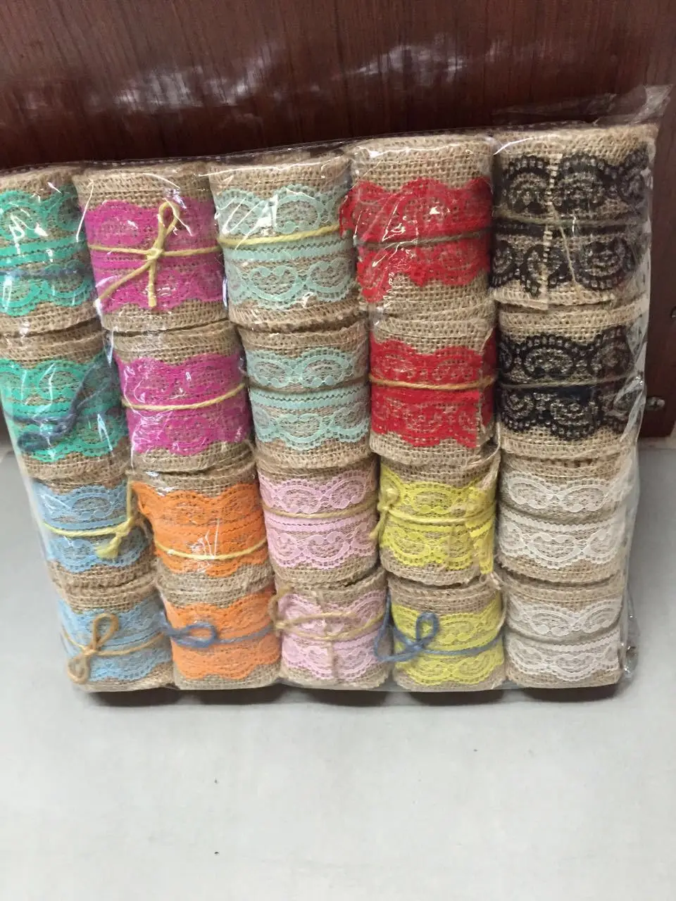 
Natural Jute Burlap Ribbon Rustic Vintage Wedding Decor Hessian Lace Jute Ribbon Roll Merry Christmas Jute Burlap Hessian Ribbon 