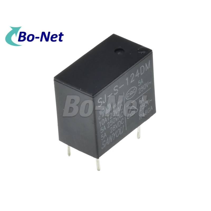 Relay HF46F 12-HS1 HF46F 24-HS1 HF46F-5-HS1 HF46F-12-HS1 HF46F-24-HS1 4Pin 5V 12V 24V 5A DIP4 relay supplier HF46FB-024-ZS3
