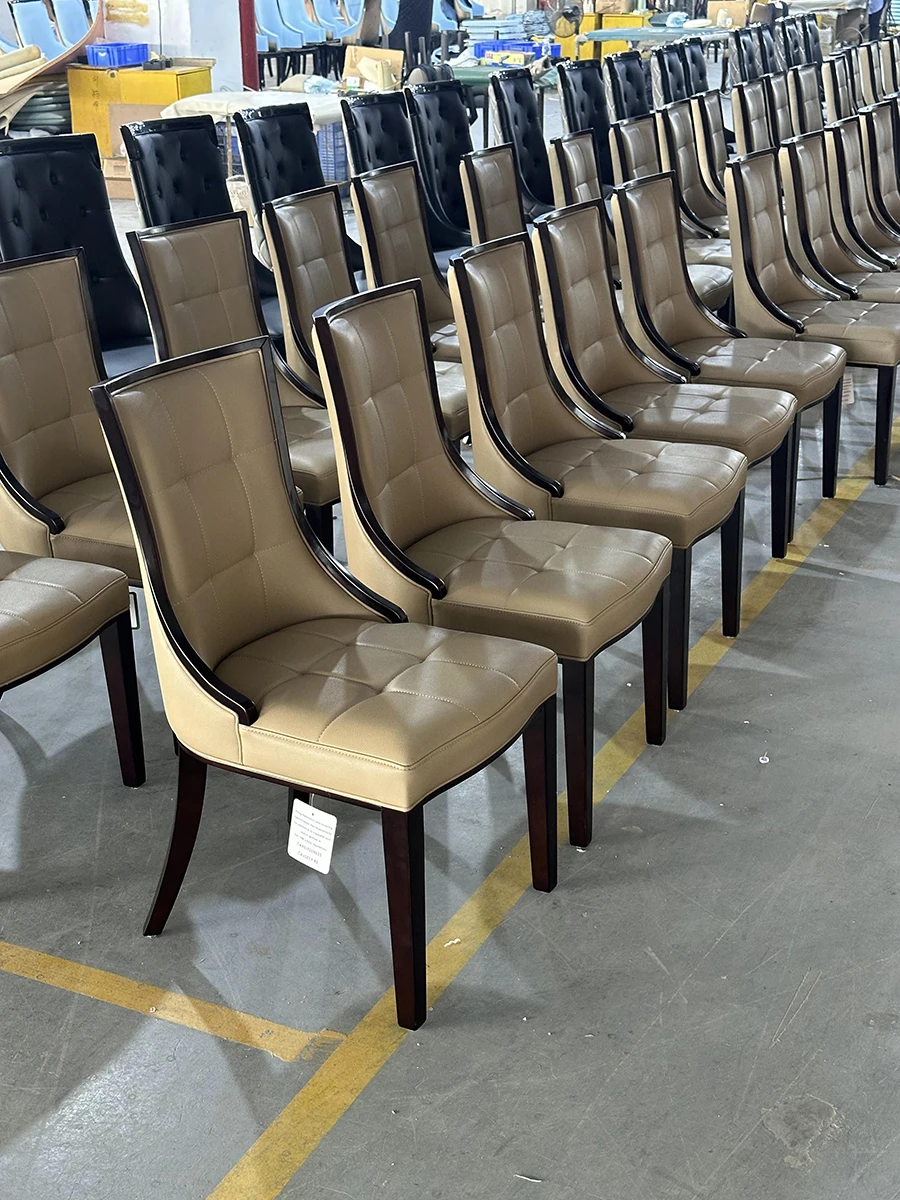 Home Furniture Use European Style Traditional Dining Room Table Set Rectangular Wooden Chairs