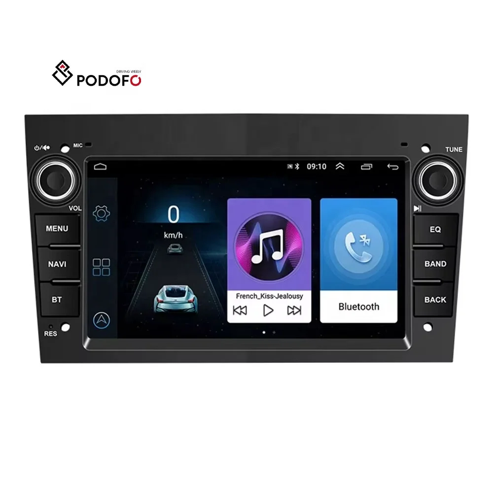 Автомобильный видеосигнал Podofo, Android 13, 2 Din, 7 дюймов, GPS-навигация, OBD2 для Opel/Astra/Antara/Vectra/Corsa/Zafira/Meriva/Vivara/Combo