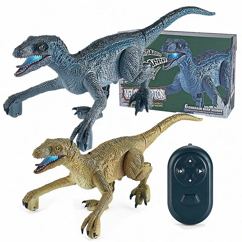 Hot Selling LED light RC Dinosaur roar Toys Walking Swing Remote Control Dinosaur For Kids