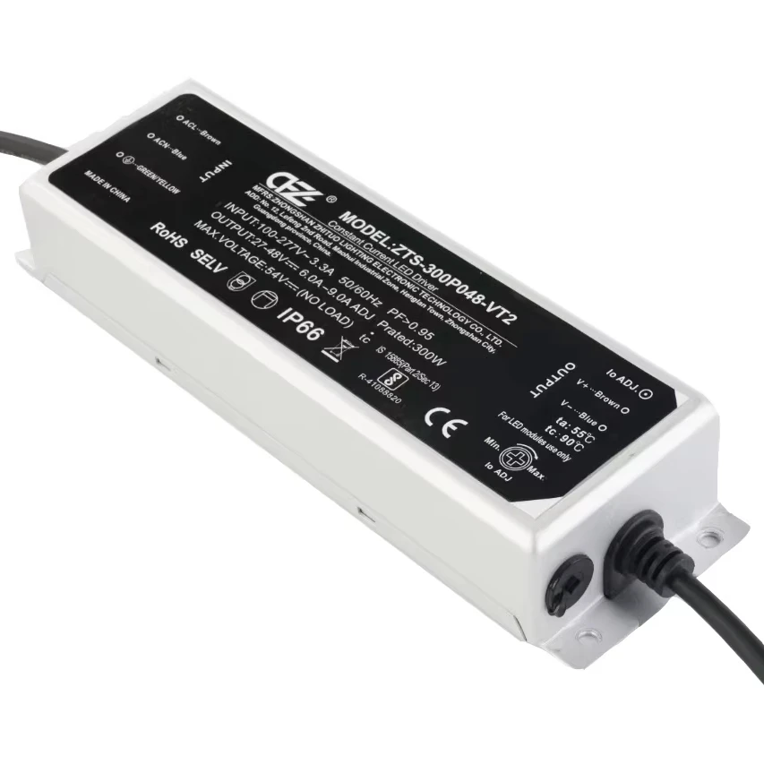 SVT-300W изолированный промышленный светодиодный драйвер 300 Вт Водонепроницаемый Импульсный источник питания IP66 постоянный ток