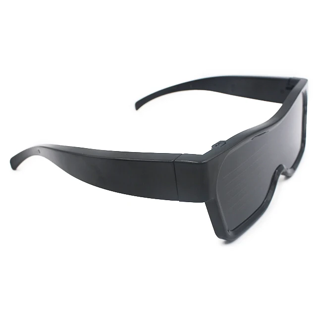 New Product Smart App Wireless Rechargeable LED Glasses Luminous Animation Glasses For Party
