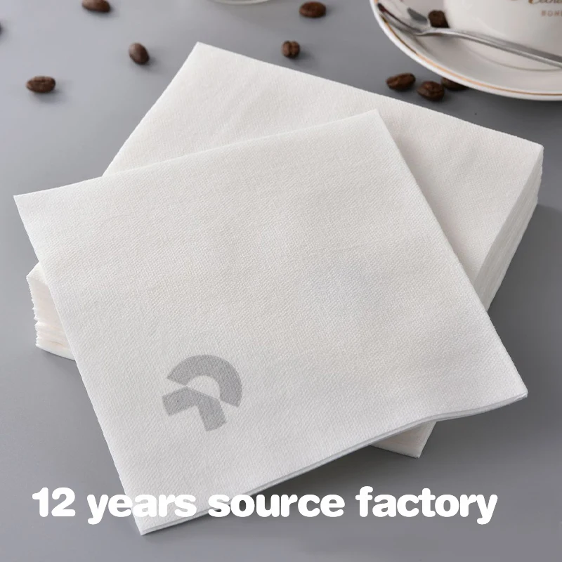 Customized New Printed Dinner Napkin Paper For Restaurant Coffee