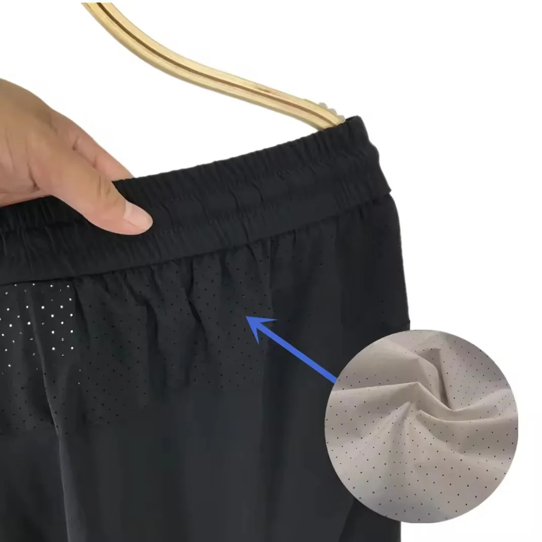 Tear Resistant 320T 300T Polyester Pongee Perforated Punch Hole Fabric for Shorts Jackets