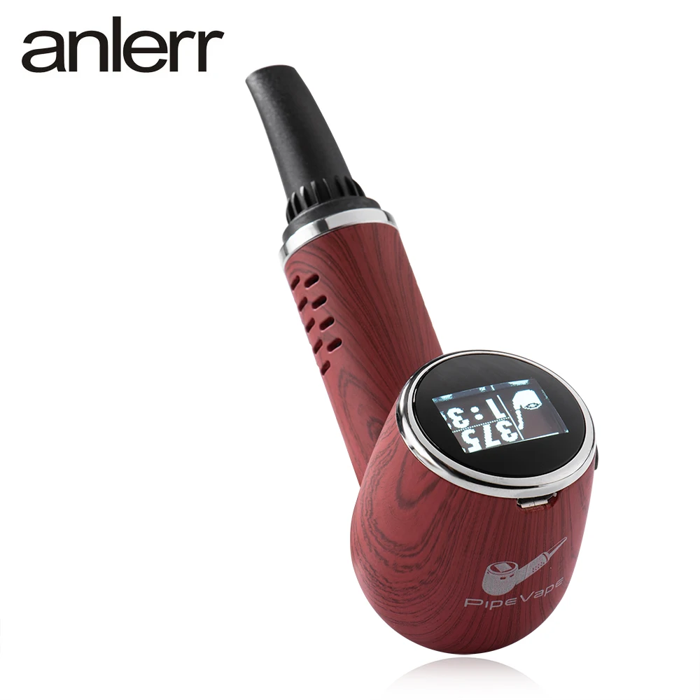 shenzhen Anlerr wholesale discreet pipevape shape electronic cigarette with packing dry herb full baked Unobstructed airflow